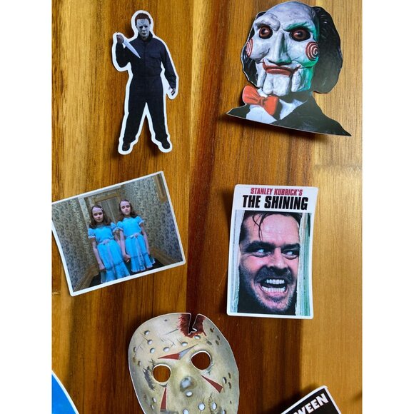 Horror Movie Sticker Set of 11 Scary Movie Stickers Waterproof for Bottles - Picture 4 of 6